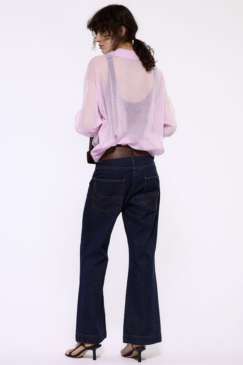 【ブリル/BRILL】のシアーポロプルオーバー 人気、トレンドファッション・服の通販 founy(ファニー) 　ファッション　Fashion　レディースファッション　Fashion for Women　トップス・カットソー　Cut & Sew Tops　ニット　Knit Tops & Sweaters　カジュアルプルオーバー・ニットトップス　Pullovers & Knit Tops / Casual Pullovers　インナー　Innerwear　シアー　Sheer, See-Through　再入荷　Restock / Back in Stock　夏　Summer　other-6|ID: prp329100004601629 ipo3291000000032716773