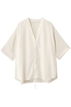 【ミディウミソリッド/MIDIUMISOLID】のh/slv drawstring CD カーディガン ivory|ID:prp329100004601630