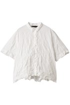 【ミズイロ インド/mizuiro ind】のwasher pleats flare check shirt シャツ off white|ID: prp329100004601633 ipo3291000000032716798