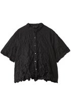 【ミズイロ インド/mizuiro ind】のwasher pleats flare check shirt シャツ black|ID: prp329100004601633 ipo3291000000032716799