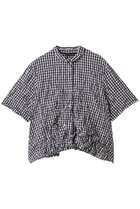 【ミズイロ インド/mizuiro ind】のwasher pleats flare check shirt シャツ 98|ID: prp329100004601633 ipo3291000000032716801