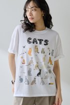 【ウィムガゼット/Whim Gazette】の【UNFORTUNATE PORTRAIT】Cats TEE ホワイト|ID: prp329100004601636 ipo3291000000035342753