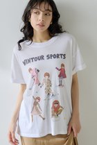 【ウィムガゼット/Whim Gazette】の【UNFORTUNATE PORTRAIT】Wintour Sports TEE ホワイト|ID:prp329100004601638