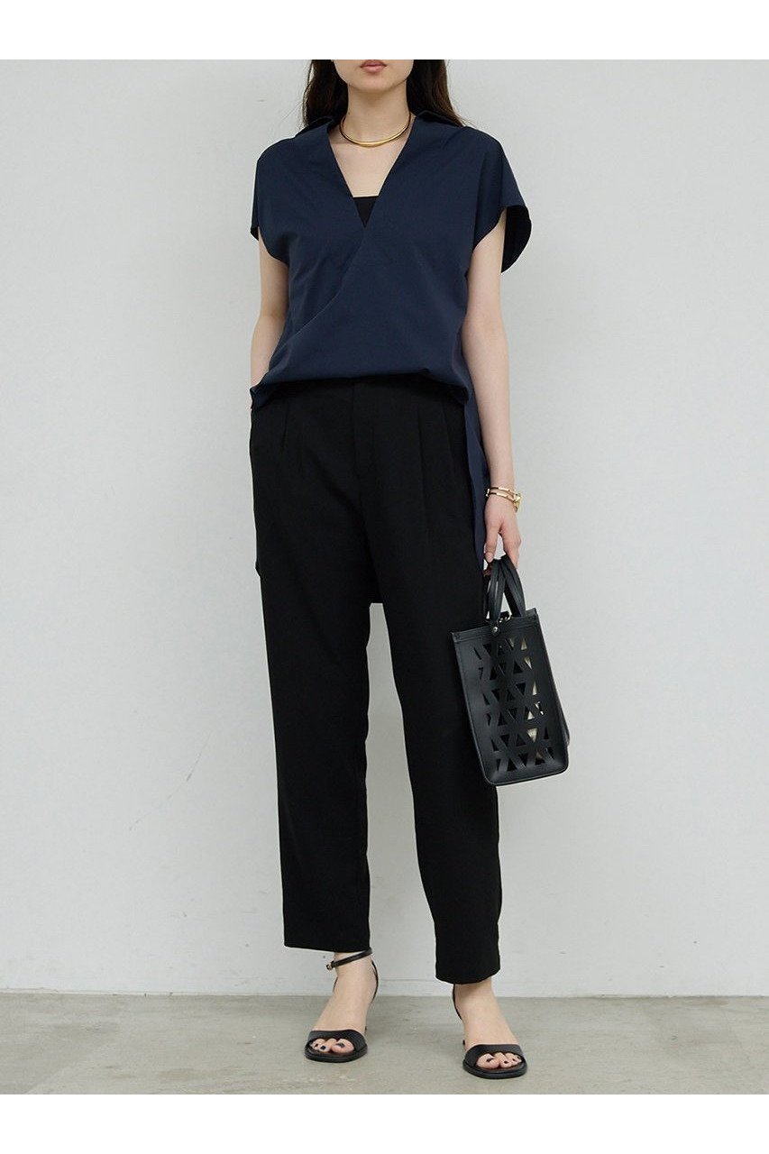【ガリャルダガランテ/GALLARDAGALANTE】のスキッパーシャツ 人気、トレンドファッション・服の通販 founy(ファニー) 　ファッション　Fashion　レディースファッション　Fashion for Women　トップス・カットソー　Cut & Sew Tops　シャツ・ブラウス・オフィスカジュアル　Elegant Blouses & Button-Ups　ショート　Short, Short Length　シンプル　Simple, Minimal　スキッパー　Skipper, Open Collar　スリーブ　Sleeve, Long Sleeve / Short Sleeve　バランス　Balance, Style Balance　ボトム　Bottoms, Lower Wear　夏　Summer　新作・新入荷　New Arrivals / New In　other-3|ID: prp329100004601644 ipo3291000000032716901