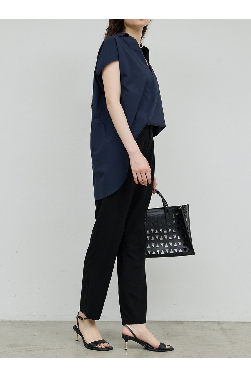 【ガリャルダガランテ/GALLARDAGALANTE】のスキッパーシャツ 人気、トレンドファッション・服の通販 founy(ファニー) 　ファッション　Fashion　レディースファッション　Fashion for Women　トップス・カットソー　Cut & Sew Tops　シャツ・ブラウス・オフィスカジュアル　Elegant Blouses & Button-Ups　ショート　Short, Short Length　シンプル　Simple, Minimal　スキッパー　Skipper, Open Collar　スリーブ　Sleeve, Long Sleeve / Short Sleeve　バランス　Balance, Style Balance　ボトム　Bottoms, Lower Wear　夏　Summer　新作・新入荷　New Arrivals / New In　other-4|ID: prp329100004601644 ipo3291000000032716903