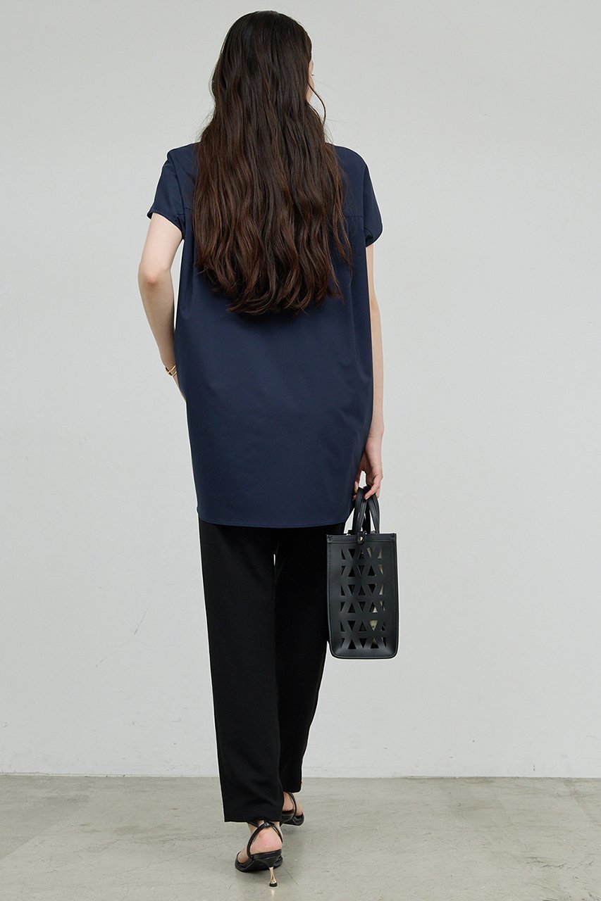 【ガリャルダガランテ/GALLARDAGALANTE】のスキッパーシャツ 人気、トレンドファッション・服の通販 founy(ファニー) 　ファッション　Fashion　レディースファッション　Fashion for Women　トップス・カットソー　Cut & Sew Tops　シャツ・ブラウス・オフィスカジュアル　Elegant Blouses & Button-Ups　ショート　Short, Short Length　シンプル　Simple, Minimal　スキッパー　Skipper, Open Collar　スリーブ　Sleeve, Long Sleeve / Short Sleeve　バランス　Balance, Style Balance　ボトム　Bottoms, Lower Wear　夏　Summer　新作・新入荷　New Arrivals / New In　other-5|ID: prp329100004601644 ipo3291000000032716906