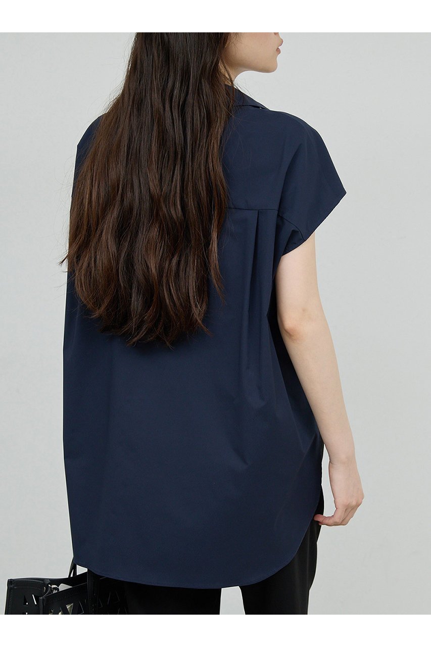 【ガリャルダガランテ/GALLARDAGALANTE】のスキッパーシャツ 人気、トレンドファッション・服の通販 founy(ファニー) 　ファッション　Fashion　レディースファッション　Fashion for Women　トップス・カットソー　Cut & Sew Tops　シャツ・ブラウス・オフィスカジュアル　Elegant Blouses & Button-Ups　ショート　Short, Short Length　シンプル　Simple, Minimal　スキッパー　Skipper, Open Collar　スリーブ　Sleeve, Long Sleeve / Short Sleeve　バランス　Balance, Style Balance　ボトム　Bottoms, Lower Wear　夏　Summer　新作・新入荷　New Arrivals / New In　other-8|ID: prp329100004601644 ipo3291000000032716910