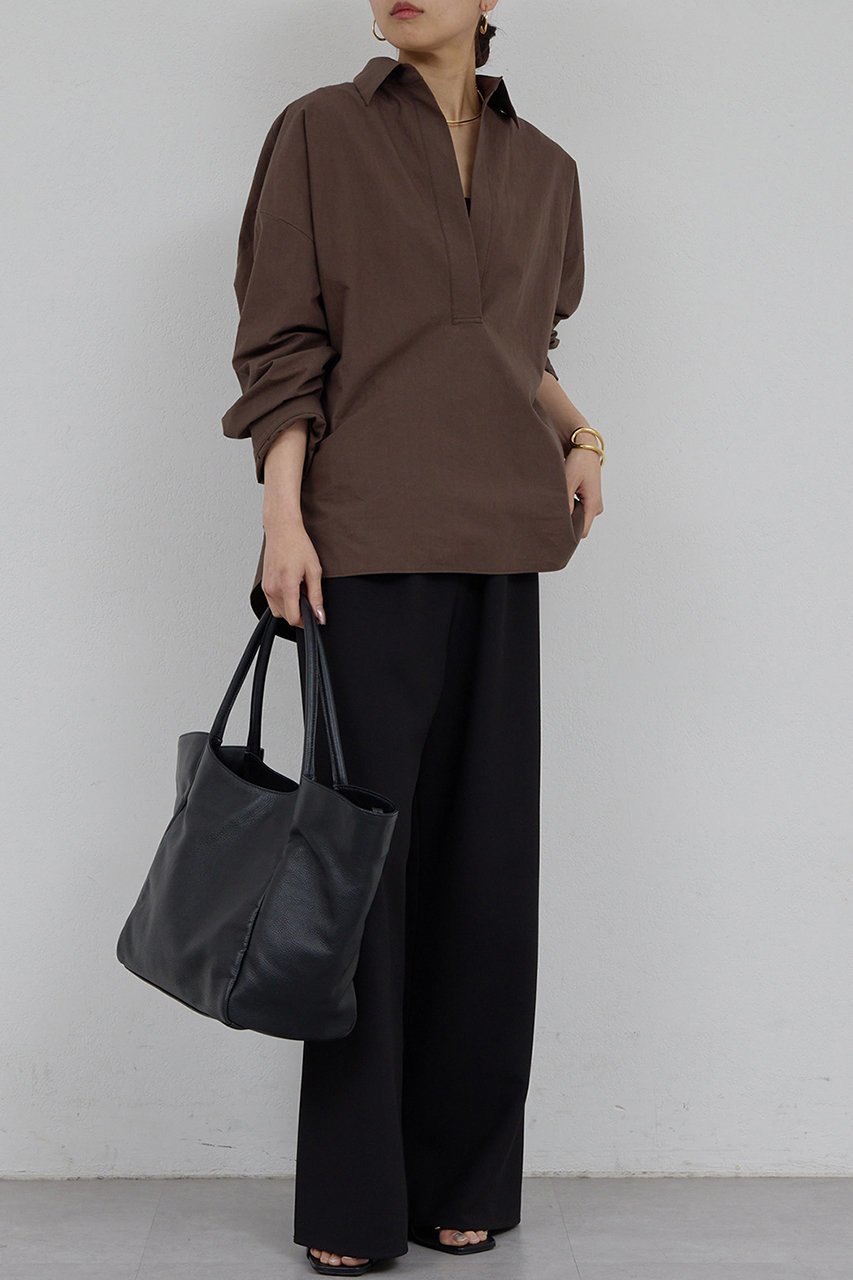 【ガリャルダガランテ/GALLARDAGALANTE】のスキッパーシャツ 人気、トレンドファッション・服の通販 founy(ファニー) 　ファッション　Fashion　レディースファッション　Fashion for Women　トップス・カットソー　Cut & Sew Tops　シャツ・ブラウス・オフィスカジュアル　Elegant Blouses & Button-Ups　2026年　2026　スキッパー　Skipper, Open Collar　スリーブ　Sleeve, Long Sleeve / Short Sleeve　ボトム　Bottoms, Lower Wear　ロング　Long, Long-Length　夏　Summer　春　Spring　S/S・春夏　SS, Spring/Summer, Warm Season　other-2|ID: prp329100004601644 ipo3291000000035360903