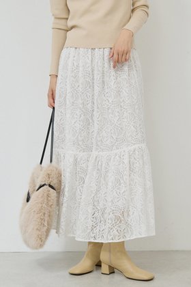 【ガリャルダガランテ/GALLARDAGALANTE】のレーススカート 人気、トレンドファッション・服の通販 founy(ファニー) ファッション Fashion レディースファッション Fashion for Women スカート Skirts ロングスカート Long Skirts / Maxi & Midi Skirts エレガント 上品 Elegant カットソー Cut and Sewn Top ジャケット Jacket, Outerwear レース Lace, Lace Fabric ロング Long, Long-Length 新作・新入荷 New Arrivals / New In |ID:prp329100004601652