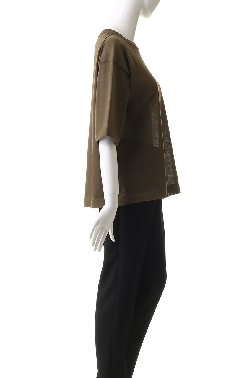 【プルミエ アロンディスモン/1er Arrondissement】のドライニットTシャツ 人気、トレンドファッション・服の通販 founy(ファニー) ファッション Fashion レディースファッション Fashion for Women トップス・カットソー Cut & Sew Tops ニット Knit Tops & Sweaters シャツ・ブラウス・オフィスカジュアル Elegant Blouses & Button-Ups ロングTシャツ・Tシャツ Longline T-Shirts & Tees カジュアルプルオーバー・ニットトップス Pullovers & Knit Tops / Casual Pullovers シアー Sheer, See-Through シンプル Simple, Minimal other-3|ID: prp329100004601657 ipo3291000000036118592