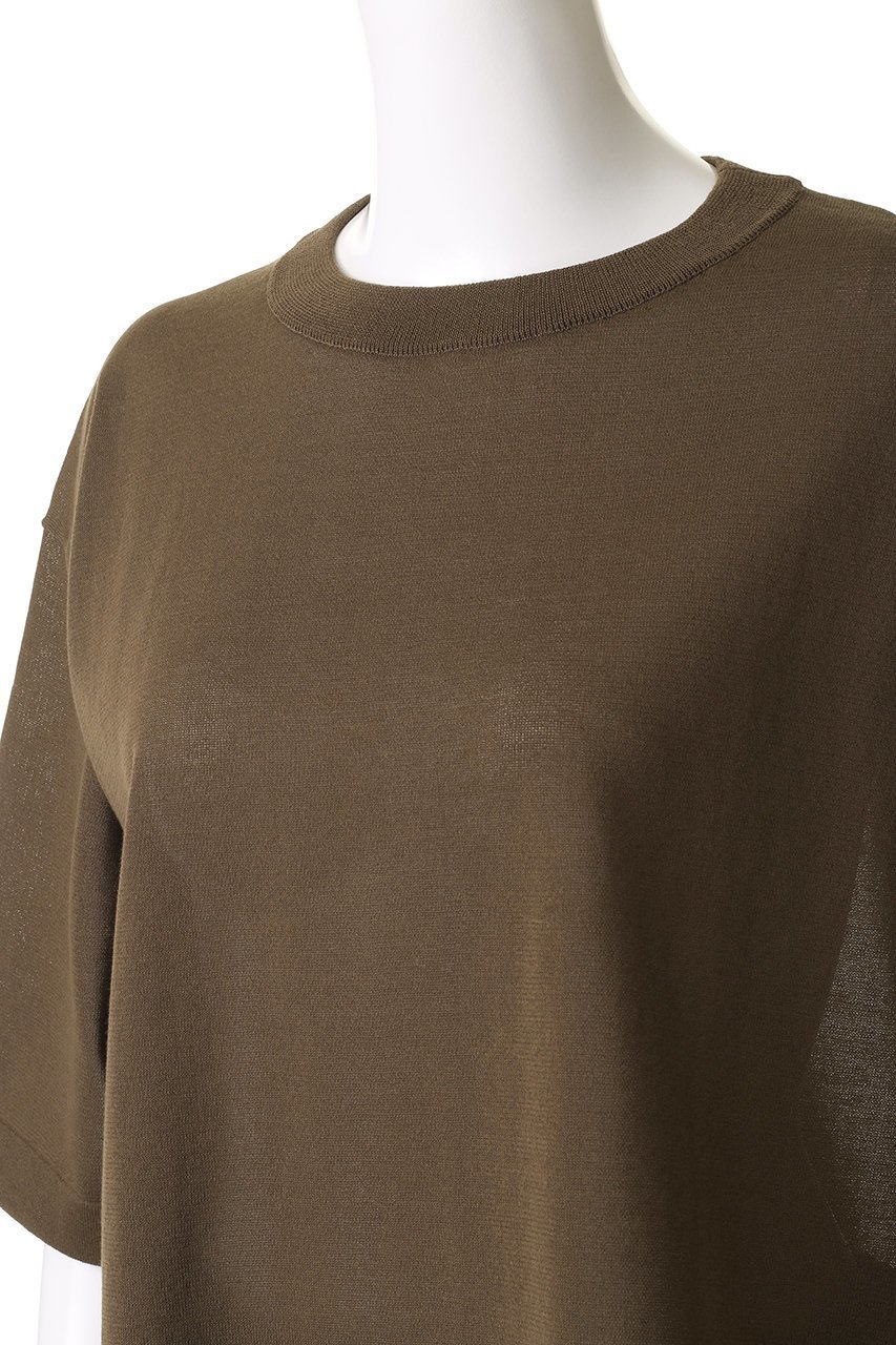 【プルミエ アロンディスモン/1er Arrondissement】のドライニットTシャツ 人気、トレンドファッション・服の通販 founy(ファニー) ファッション Fashion レディースファッション Fashion for Women トップス・カットソー Cut & Sew Tops ニット Knit Tops & Sweaters シャツ・ブラウス・オフィスカジュアル Elegant Blouses & Button-Ups ロングTシャツ・Tシャツ Longline T-Shirts & Tees カジュアルプルオーバー・ニットトップス Pullovers & Knit Tops / Casual Pullovers シアー Sheer, See-Through シンプル Simple, Minimal other-5|ID: prp329100004601657 ipo3291000000036118596