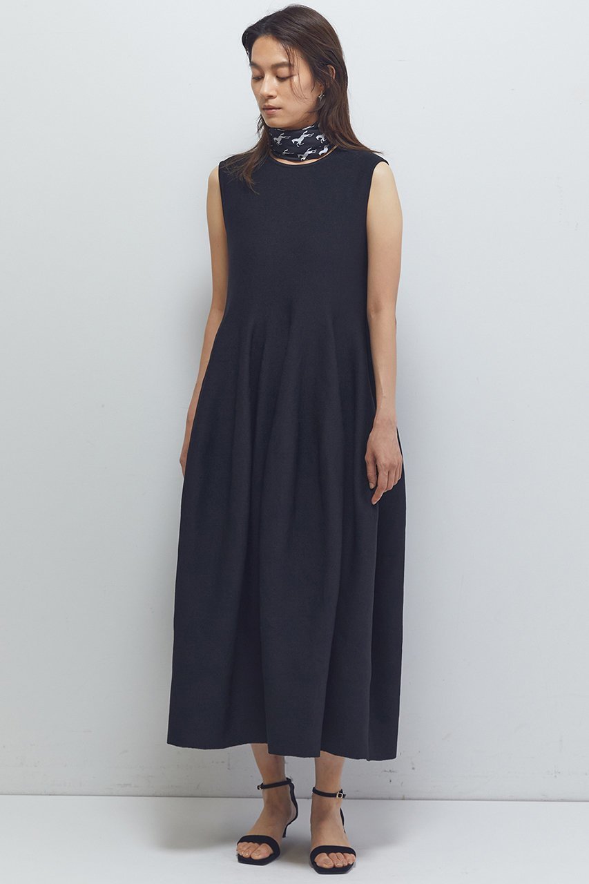 【プルミエ アロンディスモン/1er Arrondissement】のフォルムニットワンピース 人気、トレンドファッション・服の通販 founy(ファニー) 　ファッション　Fashion　レディースファッション　Fashion for Women　ワンピース　Dresses　ニットワンピース　Knit Dresses　チュニック　Tunic Tops & Dresses　チュニック　Tunic, Long Top　フォルム　Silhouette, Form　フレア　Flare, Flared　ロング　Long, Long-Length　軽量　Lightweight, Ultra Light　other-7|ID: prp329100004601658 ipo3291000000035932547