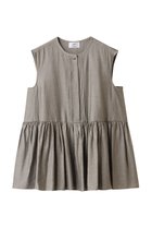 【プルミエ アロンディスモン/1er Arrondissement】のリネンレーヨンペプラムブラウス 人気、トレンドファッション・服の通販 founy(ファニー) ファッション Fashion レディースファッション Fashion for Women トップス・カットソー Cut & Sew Tops シャツ・ブラウス・オフィスカジュアル Elegant Blouses & Button-Ups 2025年 2025 2025-2026秋冬・A/W Autumn/Winter 2025–26 AW25–26 ギャザー Gathered, Ruffled クラシカル Classical, Vintage-Inspired スリーブ Sleeve, Long Sleeve / Short Sleeve フロント Front, Front Design ペプラム Peplum, Flared Hem リネン Linen, Linen Fabric ロング Long, Long-Length A/W・秋冬 Autumn/Winter thumbnail グレージュ|ID: prp329100004601662 ipo3291000000032717038