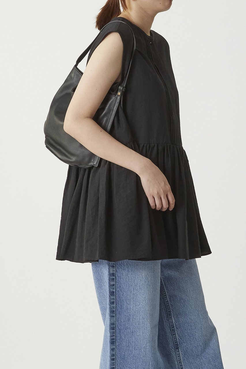 【プルミエ アロンディスモン/1er Arrondissement】のリネンレーヨンペプラムブラウス 人気、トレンドファッション・服の通販 founy(ファニー) 　ファッション　Fashion　レディースファッション　Fashion for Women　トップス・カットソー　Cut & Sew Tops　シャツ・ブラウス・オフィスカジュアル　Elegant Blouses & Button-Ups　2025年　2025　2025-2026秋冬・A/W　Autumn/Winter 2025–26 AW25–26　ギャザー　Gathered, Ruffled　クラシカル　Classical, Vintage-Inspired　スリーブ　Sleeve, Long Sleeve / Short Sleeve　フロント　Front, Front Design　ペプラム　Peplum, Flared Hem　リネン　Linen, Linen Fabric　ロング　Long, Long-Length　再入荷　Restock / Back in Stock　A/W・秋冬　Autumn/Winter　other-7|ID: prp329100004601662 ipo3291000000033022190