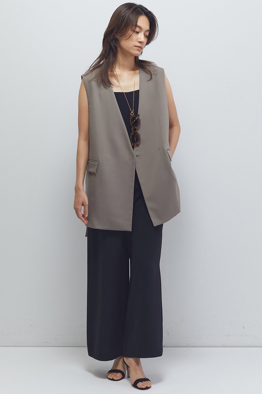 【プルミエ アロンディスモン/1er Arrondissement】のダブルクロスキャミオールインワン 人気、トレンドファッション・服の通販 founy(ファニー) 　ファッション　Fashion　レディースファッション　Fashion for Women　パンツ　Pants & Trousers　シンプル　Simple, Minimal　ダブル　Double, Double-Breasted　パーティ　Party, Party Style　エレガント 上品　Elegant　再入荷　Restock / Back in Stock　other-8|ID: prp329100004601664 ipo3291000000035932557