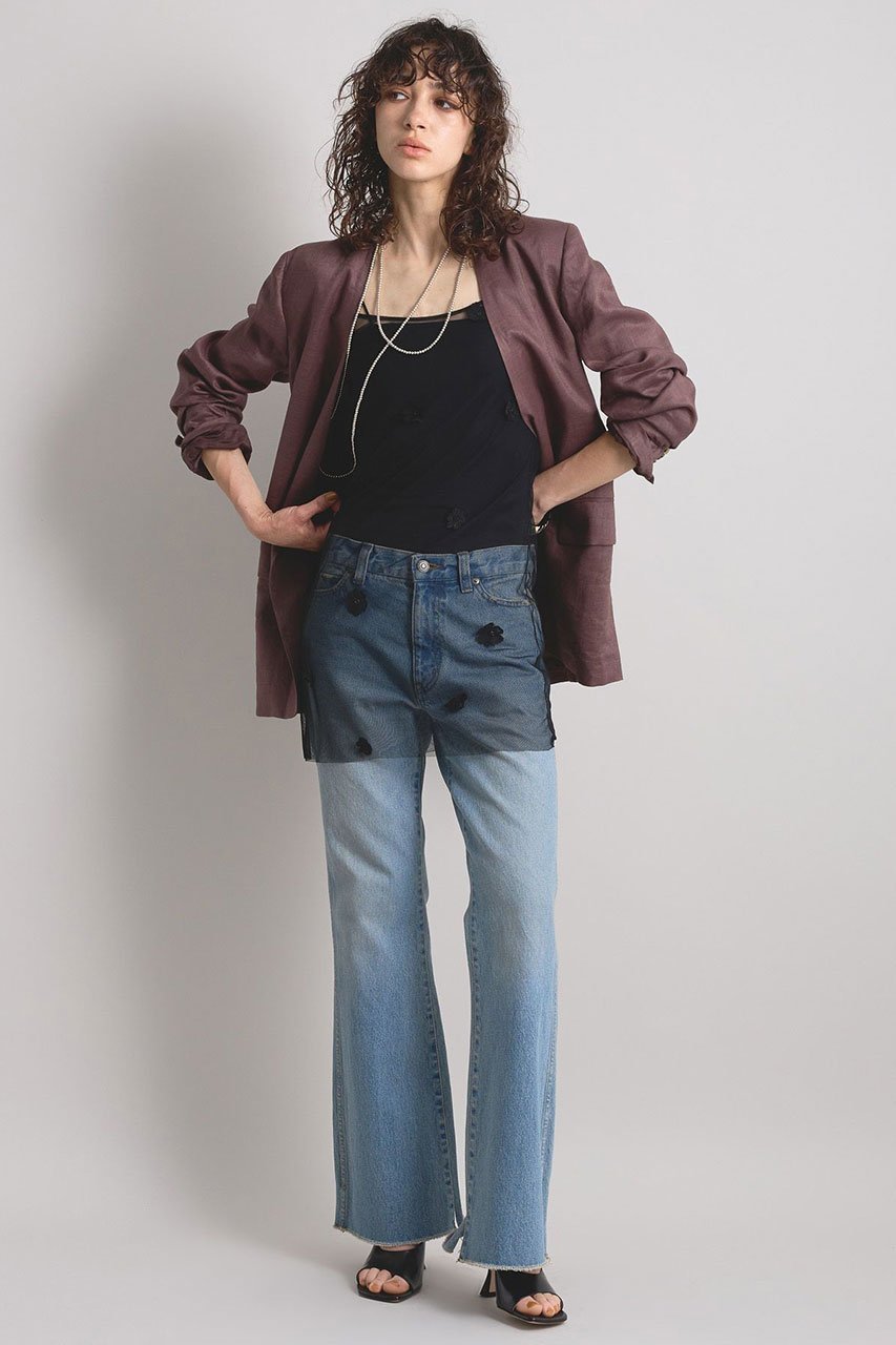 【ブリル/BRILL】のビーズチュールキャミ 人気、トレンドファッション・服の通販 founy(ファニー) 　ファッション　Fashion　レディースファッション　Fashion for Women　トップス・カットソー　Cut & Sew Tops　キャミソール&ノースリーブ　Camisoles & Sleeveless Tops　シャツ・ブラウス・オフィスカジュアル　Elegant Blouses & Button-Ups　ロングTシャツ・Tシャツ　Longline T-Shirts & Tees　カットソー・ベーシックTシャツ　Cut-and-Sewn Tops / Stretch Tees & Basics　インド　Indian Textile　キャミソール　Camisole, Spaghetti Strap Top　ジャケット　Jacket, Outerwear　タンク　Tank Top, Sleeveless Top　チュール　Tulip, Tulip Motif　モチーフ　Motif, Design Theme　再入荷　Restock / Back in Stock　other-4|ID: prp329100004601677 ipo3291000000032717144