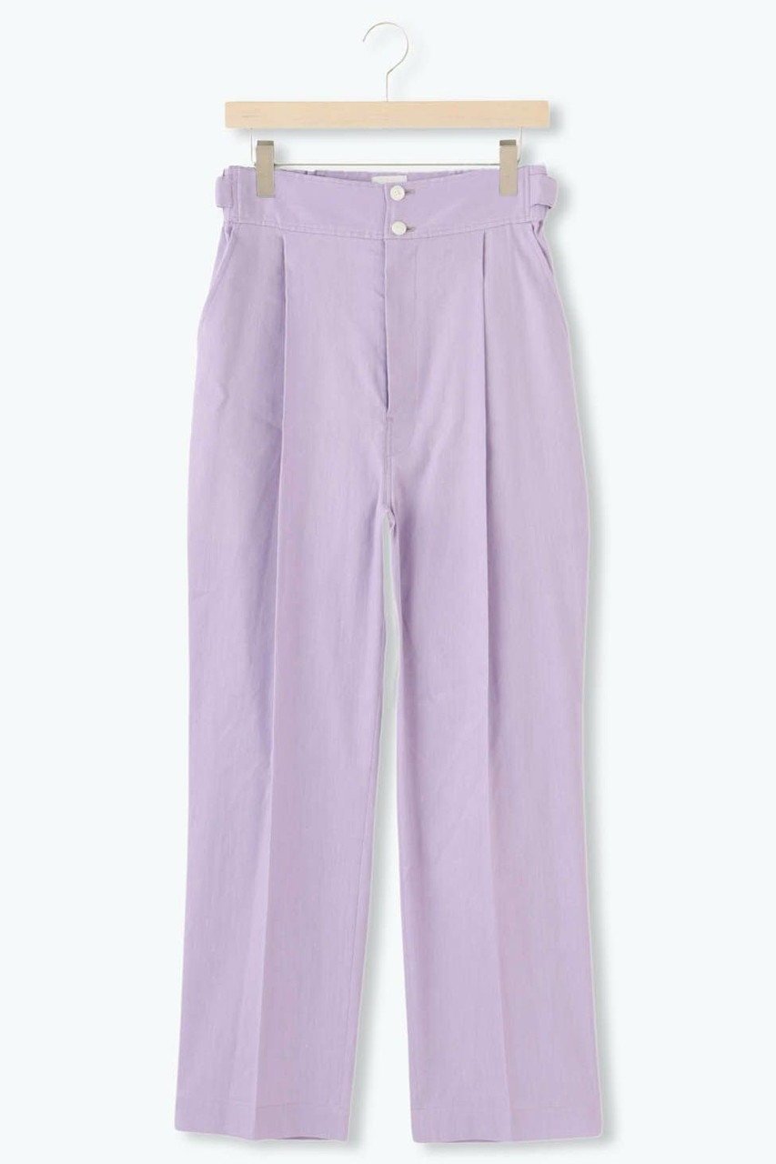 【レリル/lelill】のリネンソロイージードレスPT インテリア・キッズ・メンズ・レディースファッション・服の通販 founy(ファニー) 　ファッション　Fashion　レディースファッション　Fashion for Women　パンツ　Pants & Trousers　サンダル　Sandals, Summer Shoes　ストレッチ　Stretch, Stretchy Fabric　ストレート　Straight, Straight Cut　ドレス　Dress, One-Piece　リネン　Linen, Linen Fabric　再入荷　Restock / Back in Stock　ラベンダー|ID: prp329100004601684 ipo3291000000032717216