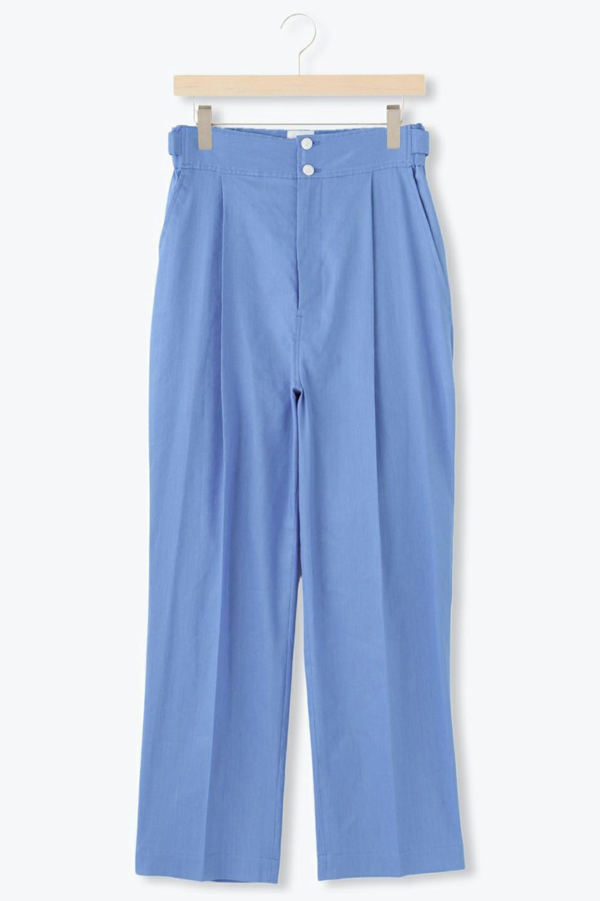 【レリル/lelill】のリネンソロイージードレスPT インテリア・キッズ・メンズ・レディースファッション・服の通販 founy(ファニー) 　ファッション　Fashion　レディースファッション　Fashion for Women　パンツ　Pants & Trousers　サンダル　Sandals, Summer Shoes　ストレッチ　Stretch, Stretchy Fabric　ストレート　Straight, Straight Cut　ドレス　Dress, One-Piece　リネン　Linen, Linen Fabric　ブルー|ID: prp329100004601684 ipo3291000000035342804