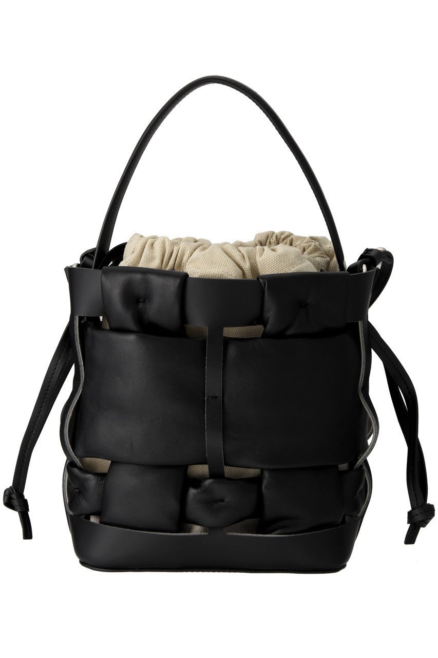 【ザンチェッティ/ZANCHETTI】のWOVEN BUCKET SMALL(NAPPA+FABRIC) 人気、トレンドファッション・服の通販 founy(ファニー) 　ファッション　Fashion　レディースファッション　Fashion for Women　バッグ　Bags　インナー　Innerwear　トレンド　Trend, Trending Now　プレート　Plate, Dish　ランダム　Random, Irregular　人気　Popular, Best Seller　other-3|ID: prp329100004601685 ipo3291000000036090206