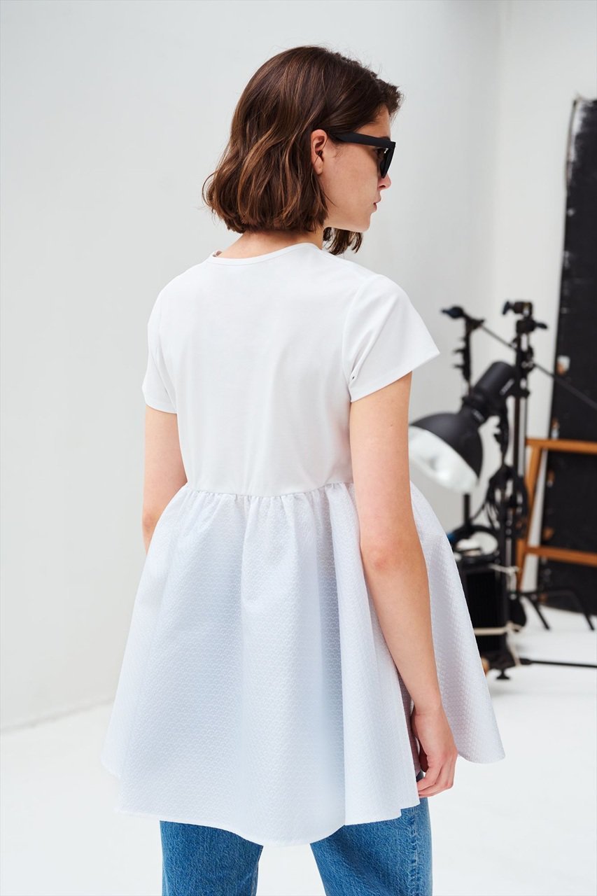 【アミカ/AMICA】のクチュールTシャツ 人気、トレンドファッション・服の通販 founy(ファニー) 　ファッション　Fashion　レディースファッション　Fashion for Women　トップス・カットソー　Cut & Sew Tops　シャツ・ブラウス・オフィスカジュアル　Elegant Blouses & Button-Ups　ロングTシャツ・Tシャツ　Longline T-Shirts & Tees　カットソー・ベーシックTシャツ　Cut-and-Sewn Tops / Stretch Tees & Basics　インナー　Innerwear　エレガント 上品　Elegant　ショート　Short, Short Length　ジャケット　Jacket, Outerwear　スリーブ　Sleeve, Long Sleeve / Short Sleeve　デニム　Denim, Jeans Material　other-7|ID: prp329100004602725 ipo3291000000035978972