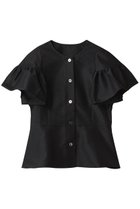 【アミカ/AMICA】のクチュールフレアスリーブストップ 人気、トレンドファッション・服の通販 founy(ファニー) ファッション Fashion レディースファッション Fashion for Women トップス・カットソー Cut & Sew Tops シャツ・ブラウス・オフィスカジュアル Elegant Blouses & Button-Ups 2025年 2025 2025-2026秋冬・A/W Autumn/Winter 2025–26 AW25–26 ショート Short, Short Length シンプル Simple, Minimal スリーブ Sleeve, Long Sleeve / Short Sleeve フォルム Silhouette, Form フレア Flare, Flared ボトム Bottoms, Lower Wear A/W・秋冬 Autumn/Winter thumbnail ブラック|ID: prp329100004602726 ipo3291000000032731264