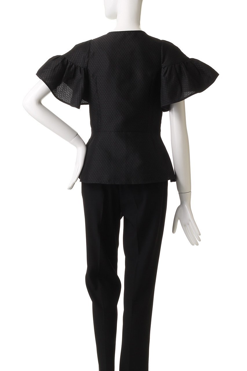【アミカ/AMICA】のクチュールフレアスリーブストップ 人気、トレンドファッション・服の通販 founy(ファニー) 　ファッション　Fashion　レディースファッション　Fashion for Women　トップス・カットソー　Cut & Sew Tops　シャツ・ブラウス・オフィスカジュアル　Elegant Blouses & Button-Ups　2025年　2025　2025-2026秋冬・A/W　Autumn/Winter 2025–26 AW25–26　ショート　Short, Short Length　シンプル　Simple, Minimal　スリーブ　Sleeve, Long Sleeve / Short Sleeve　フォルム　Silhouette, Form　フレア　Flare, Flared　ボトム　Bottoms, Lower Wear　A/W・秋冬　Autumn/Winter　other-4|ID: prp329100004602726 ipo3291000000032731267