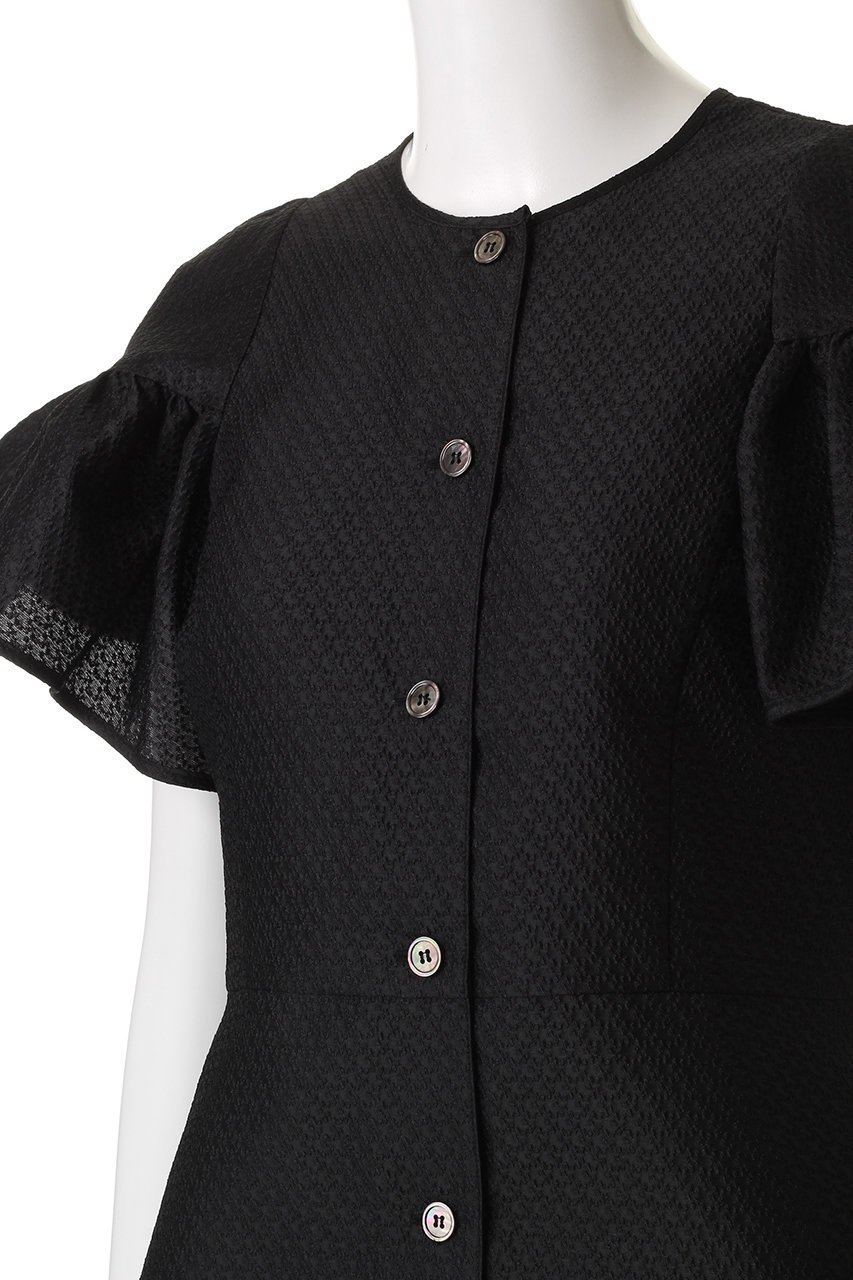 【アミカ/AMICA】のクチュールフレアスリーブストップ 人気、トレンドファッション・服の通販 founy(ファニー) 　ファッション　Fashion　レディースファッション　Fashion for Women　トップス・カットソー　Cut & Sew Tops　シャツ・ブラウス・オフィスカジュアル　Elegant Blouses & Button-Ups　2025年　2025　2025-2026秋冬・A/W　Autumn/Winter 2025–26 AW25–26　ショート　Short, Short Length　シンプル　Simple, Minimal　スリーブ　Sleeve, Long Sleeve / Short Sleeve　フォルム　Silhouette, Form　フレア　Flare, Flared　ボトム　Bottoms, Lower Wear　A/W・秋冬　Autumn/Winter　other-5|ID: prp329100004602726 ipo3291000000032731268