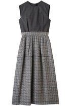 【エブール/ebure】のスパークルシルクチェック ドッキングワンピース ブルー|ID: prp329100004602728 ipo3291000000036003502