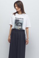 【プルミエ アロンディスモン/1er Arrondissement】のフォトプリントTシャツ(Sparkle) 人気、トレンドファッション・服の通販 founy(ファニー) ファッション Fashion レディースファッション Fashion for Women トップス・カットソー Cut & Sew Tops シャツ・ブラウス・オフィスカジュアル Elegant Blouses & Button-Ups ロングTシャツ・Tシャツ Longline T-Shirts & Tees カットソー・ベーシックTシャツ Cut-and-Sewn Tops / Stretch Tees & Basics ショート Short, Short Length スリーブ Sleeve, Long Sleeve / Short Sleeve プリント Print, Printed Pattern 新作・新入荷 New Arrivals / New In A/W・秋冬 Autumn/Winter |ID:prp329100004602736