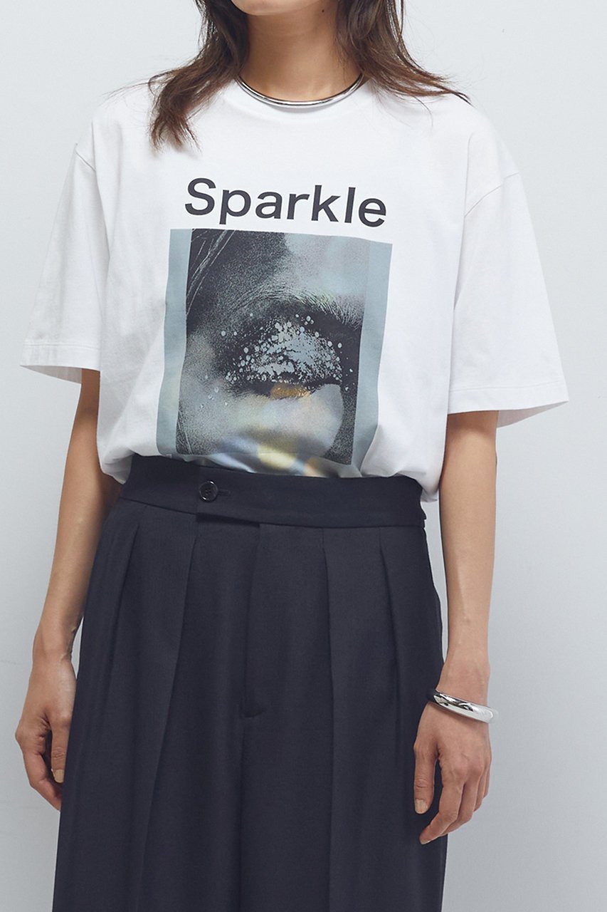 【プルミエ アロンディスモン/1er Arrondissement】のフォトプリントTシャツ(Sparkle) 人気、トレンドファッション・服の通販 founy(ファニー) 　ファッション　Fashion　レディースファッション　Fashion for Women　トップス・カットソー　Cut & Sew Tops　シャツ・ブラウス・オフィスカジュアル　Elegant Blouses & Button-Ups　ロングTシャツ・Tシャツ　Longline T-Shirts & Tees　カットソー・ベーシックTシャツ　Cut-and-Sewn Tops / Stretch Tees & Basics　ショート　Short, Short Length　スリーブ　Sleeve, Long Sleeve / Short Sleeve　プリント　Print, Printed Pattern　A/W・秋冬　Autumn/Winter　other-5|ID: prp329100004602736 ipo3291000000036097967