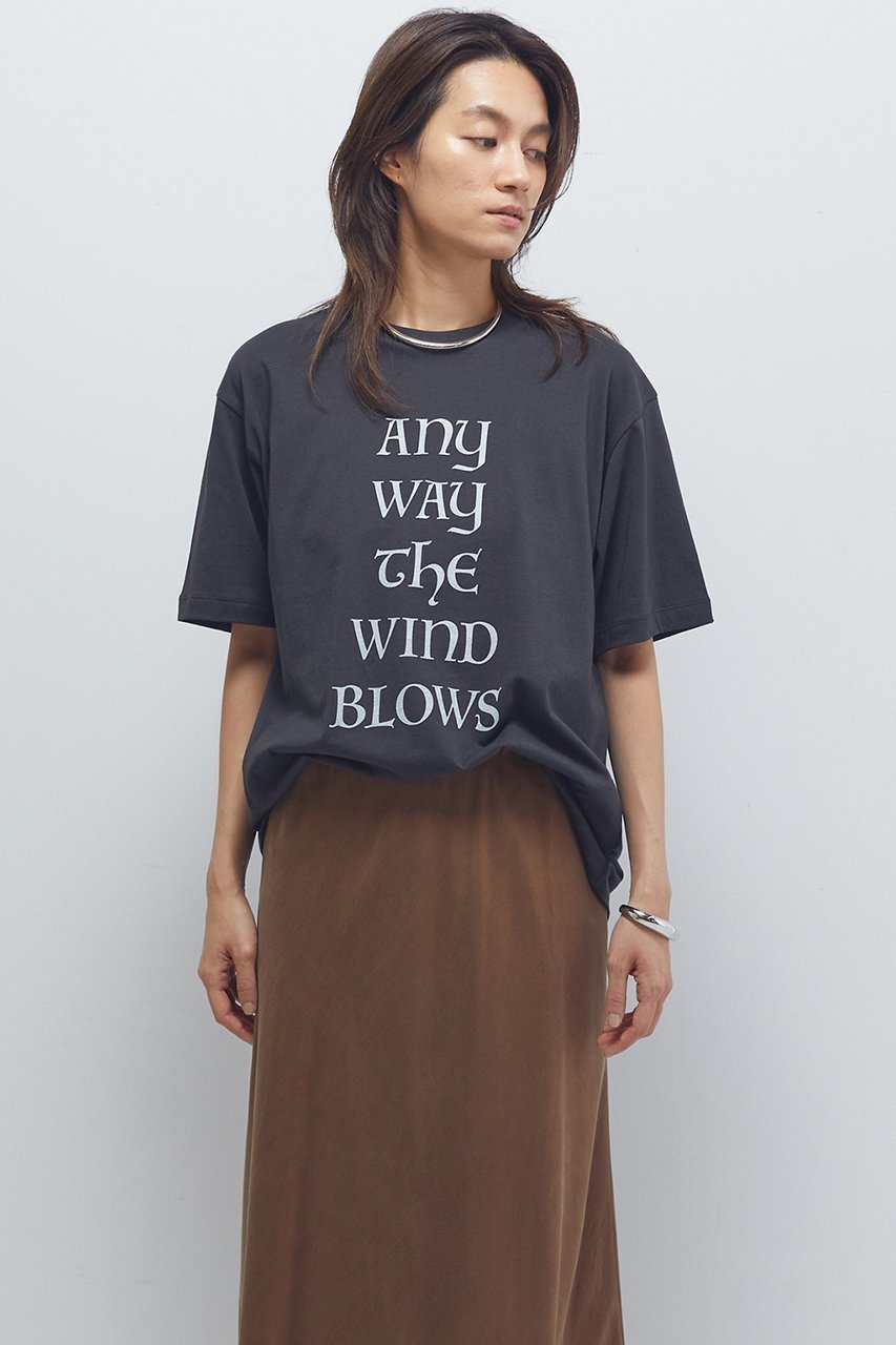 【プルミエ アロンディスモン/1er Arrondissement】のロゴプリントTシャツ インテリア・キッズ・メンズ・レディースファッション・服の通販 founy(ファニー) 　ファッション　Fashion　レディースファッション　Fashion for Women　トップス・カットソー　Cut & Sew Tops　シャツ・ブラウス・オフィスカジュアル　Elegant Blouses & Button-Ups　ロングTシャツ・Tシャツ　Longline T-Shirts & Tees　カットソー・ベーシックTシャツ　Cut-and-Sewn Tops / Stretch Tees & Basics　ショート　Short, Short Length　スリーブ　Sleeve, Long Sleeve / Short Sleeve　プリント　Print, Printed Pattern　新作・新入荷　New Arrivals / New In　ブラック|ID: prp329100004602738 ipo3291000000032731412