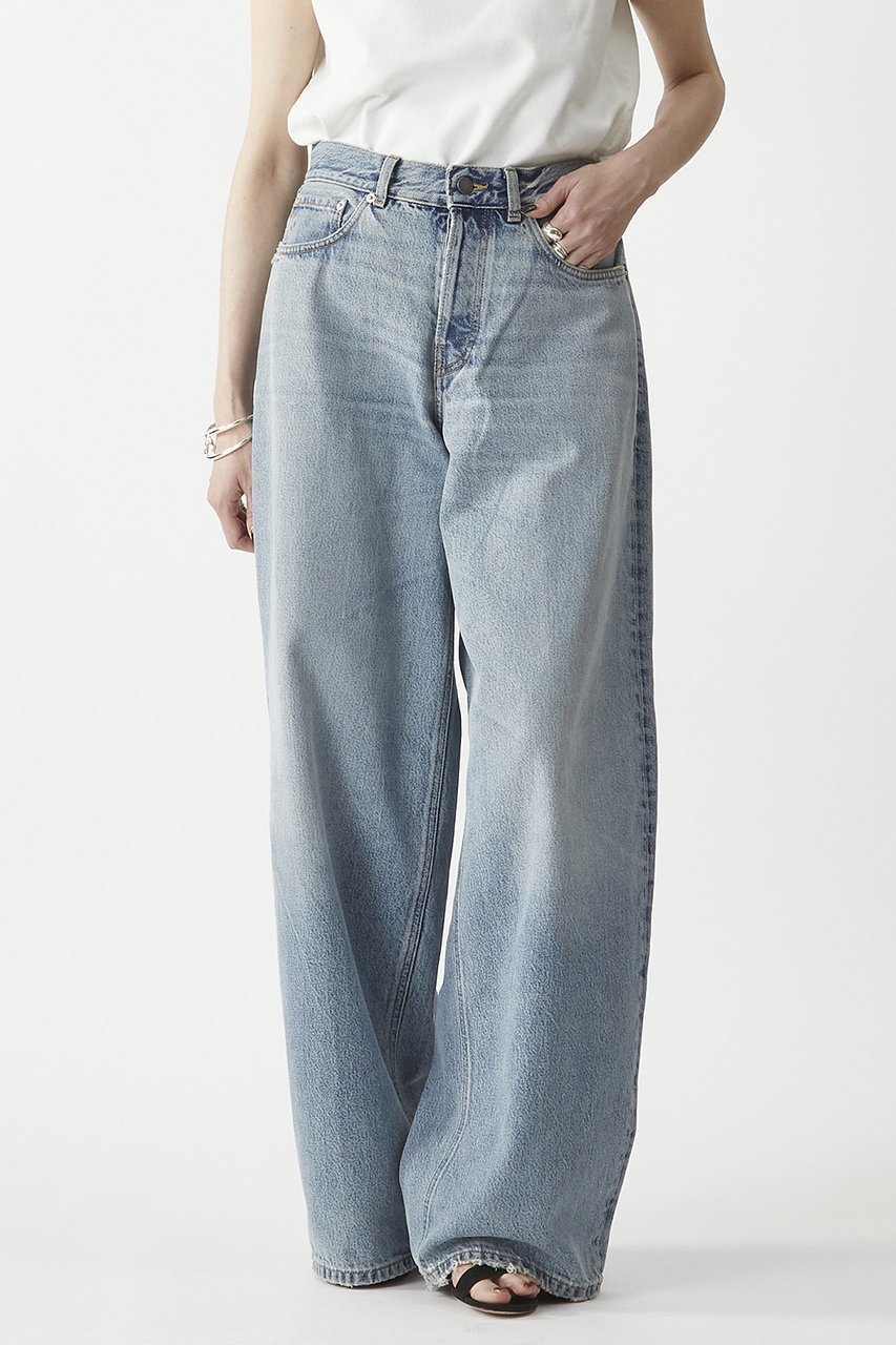 【プルミエ アロンディスモン/1er Arrondissement】の【HAIKURE】“BETHANY AUTHENTIC WASH”デニムパンツ 人気、トレンドファッション・服の通販 founy(ファニー) 　ファッション　Fashion　レディースファッション　Fashion for Women　パンツ　Pants & Trousers　デニムパンツ・ジーンズ・美脚デニム　Denim Jeans & Pants　イタリア　Italy　コレクション　Collection, Seasonal Line　シンプル　Simple, Minimal　デニム　Denim, Jeans Material　トレンド　Trend, Trending Now　ルーズ　Loose, Oversized　ワイド　Wide, Wide Fit　新作・新入荷　New Arrivals / New In　 other-1|ID: prp329100004602741 ipo3291000000032731432