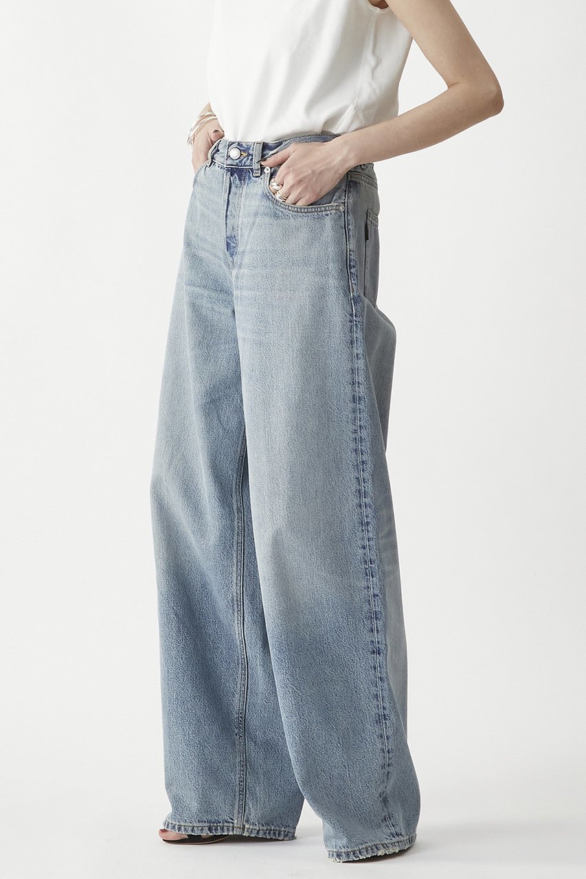 【プルミエ アロンディスモン/1er Arrondissement】の【HAIKURE】“BETHANY AUTHENTIC WASH”デニムパンツ 人気、トレンドファッション・服の通販 founy(ファニー) 　ファッション　Fashion　レディースファッション　Fashion for Women　パンツ　Pants & Trousers　デニムパンツ・ジーンズ・美脚デニム　Denim Jeans & Pants　イタリア　Italy　コレクション　Collection, Seasonal Line　シンプル　Simple, Minimal　デニム　Denim, Jeans Material　トレンド　Trend, Trending Now　ルーズ　Loose, Oversized　ワイド　Wide, Wide Fit　新作・新入荷　New Arrivals / New In　other-4|ID: prp329100004602741 ipo3291000000032731436