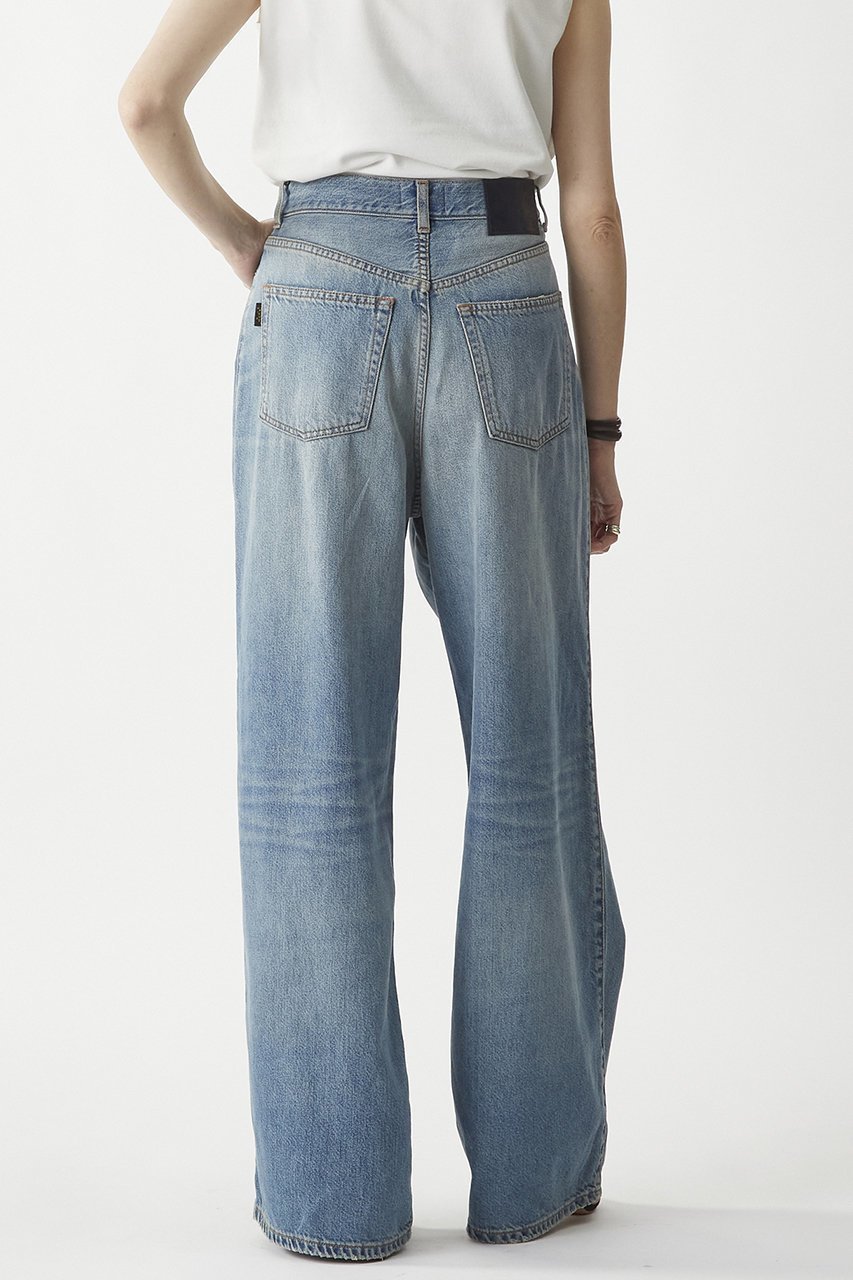 【プルミエ アロンディスモン/1er Arrondissement】の【HAIKURE】“CANDY IONIC BLUE”デニムパンツ 人気、トレンドファッション・服の通販 founy(ファニー) 　ファッション　Fashion　レディースファッション　Fashion for Women　パンツ　Pants & Trousers　デニムパンツ・ジーンズ・美脚デニム　Denim Jeans & Pants　イタリア　Italy　コレクション　Collection, Seasonal Line　デニム　Denim, Jeans Material　リラックス　Relax, Relaxed Fit　ワイド　Wide, Wide Fit　新作・新入荷　New Arrivals / New In　other-4|ID: prp329100004602743 ipo3291000000032731452