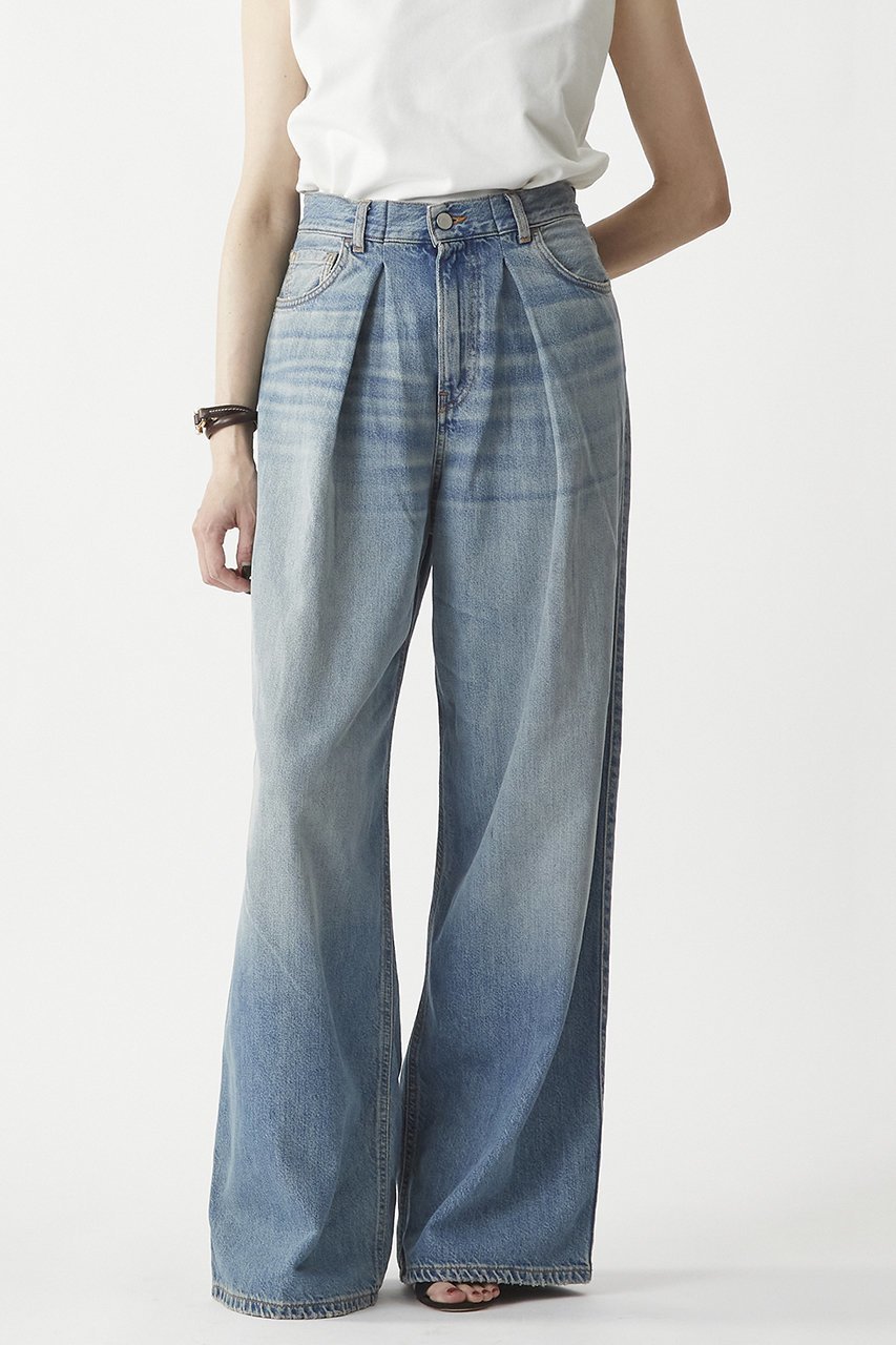 【プルミエ アロンディスモン/1er Arrondissement】の【HAIKURE】“CANDY IONIC BLUE”デニムパンツ 人気、トレンドファッション・服の通販 founy(ファニー) ファッション Fashion レディースファッション Fashion for Women パンツ Pants & Trousers デニムパンツ・ジーンズ・美脚デニム Denim Jeans & Pants イタリア Italy コレクション Collection, Seasonal Line デニム Denim, Jeans Material リラックス Relax, Relaxed Fit ワイド Wide, Wide Fit other-2|ID: prp329100004602743 ipo3291000000035451276