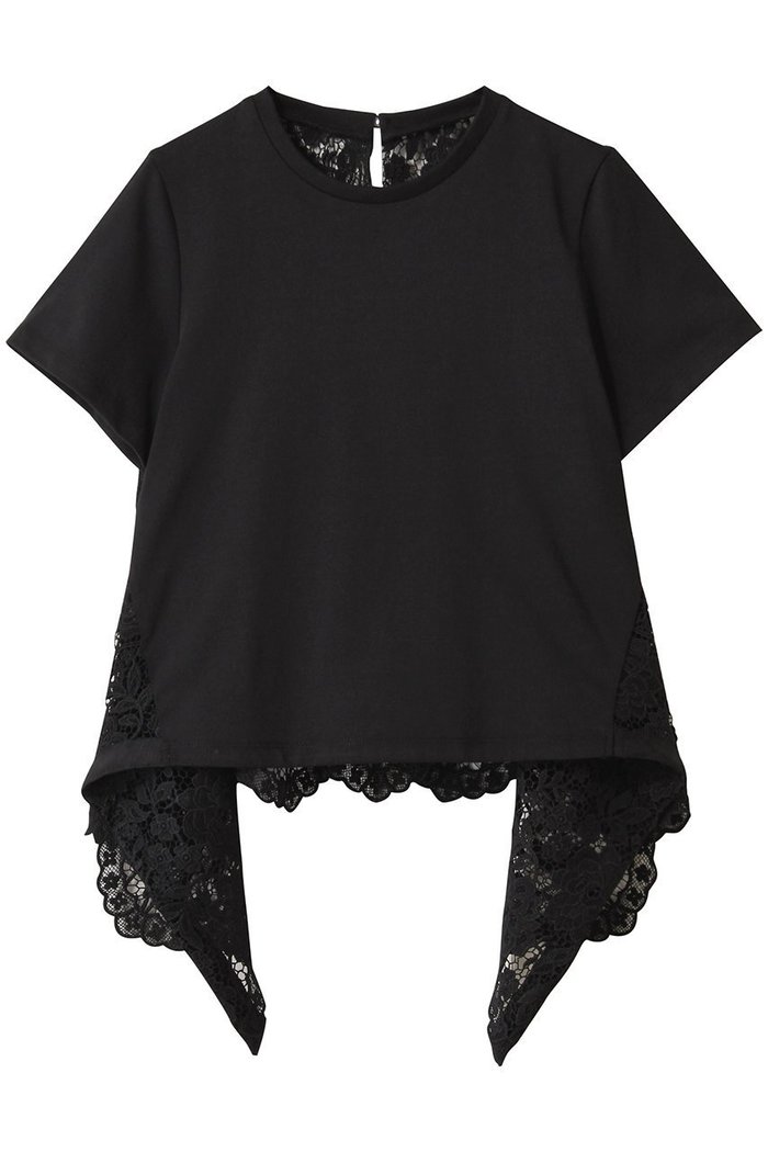 【アルアバイル/allureville】の【Loulou Willoughby】レースドッキングPO B インテリア・キッズ・メンズ・レディースファッション・服の通販 founy(ファニー) https://founy.com/ ファッション Fashion レディースファッション Fashion for Women トップス・カットソー Cut & Sew Tops シャツ・ブラウス・オフィスカジュアル Elegant Blouses & Button-Ups ロングTシャツ・Tシャツ Longline T-Shirts & Tees カットソー・ベーシックTシャツ Cut-and-Sewn Tops / Stretch Tees & Basics イレギュラー Irregular Design ショート Short, Short Length スリーブ Sleeve, Long Sleeve / Short Sleeve ドッキング Docking, Mixed Material フラワー Flower, Floral フロント Front, Front Design レース Lace, Lace Fabric 新作・新入荷 New Arrivals / New In |ID: prp329100004602747 ipo3291000000032731471