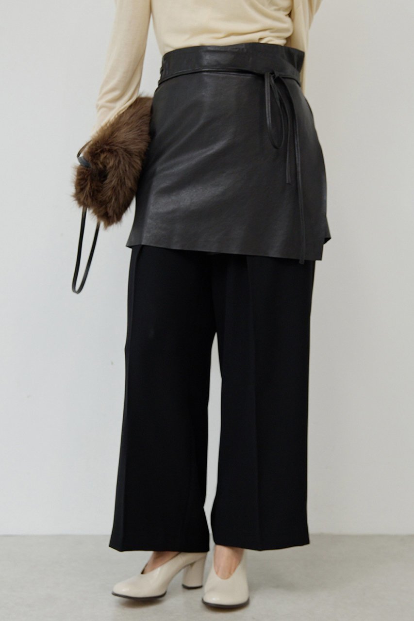 【ガリャルダガランテ/GALLARDAGALANTE】のレザーラップスカート 人気、トレンドファッション・服の通販 founy(ファニー) 　ファッション　Fashion　レディースファッション　Fashion for Women　スカート　Skirts　ミニスカート　Mini Skirts　スラックス　Slacks, Dress Pants　デニム　Denim, Jeans Material　ミニスカート　Mini Skirt, Short Skirt　ラップ　Wrap, Wrap Design　新作・新入荷　New Arrivals / New In　other-6|ID: prp329100004602755 ipo3291000000032731545