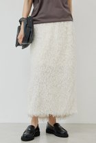 【ガリャルダガランテ/GALLARDAGALANTE】の【セットアップ対応】フリンジスカート 人気、トレンドファッション・服の通販 founy(ファニー) ファッション Fashion レディースファッション Fashion for Women セットアップ Matching Sets スカート・ミニ/ミディ/マキシ Skirts / Mini, Midi & Maxi Skirts スカート Skirts ロングスカート Long Skirts / Maxi & Midi Skirts セットアップ Set-Up, Coordinated Outfit デニム Denim, Jeans Material トレンド Trend, Trending Now フリンジ Fringe, Tassel ロング Long, Long-Length 新作・新入荷 New Arrivals / New In thumbnail ホワイト|ID: prp329100004602756 ipo3291000000032731549