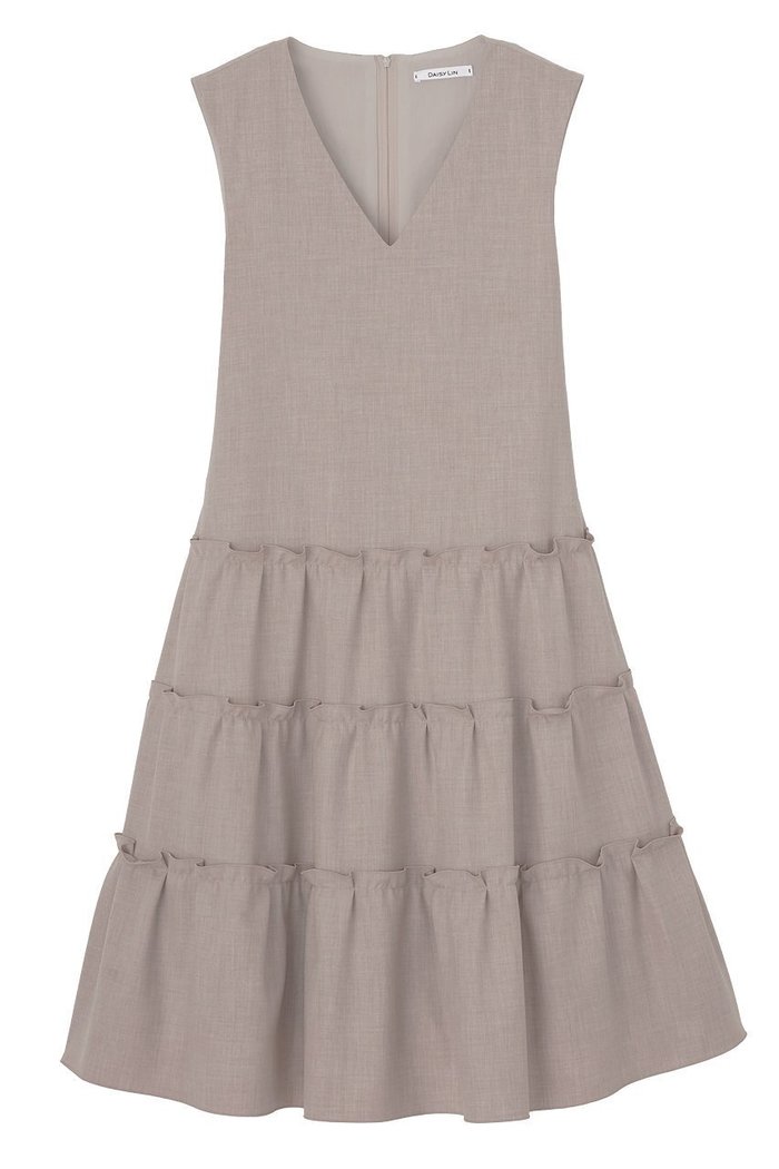 【デイジーリン/DAISY LIN】のDress “Millefeuille V Slim” インテリア・キッズ・メンズ・レディースファッション・服の通販 founy(ファニー) https://founy.com/ ファッション Fashion レディースファッション Fashion for Women ワンピース Dresses フォーマル・パーティードレス・結婚式用ドレス Elegant & Casual Dresses チュニック Tunic Tops & Dresses アンダー Underwear Essentials ウォッシャブル Machine Washable ギャザー Gathered, Ruffled シェイプ Shape, Slim Fit チュニック Tunic, Long Top ドレス Dress, One-Piece 人気 Popular, Best Seller バランス Balance, Style Balance フェミニン Feminine, Girly フリル Frill, Ruffle 夏 Summer 新作・新入荷 New Arrivals / New In |ID: prp329100004602759 ipo3291000000032731845