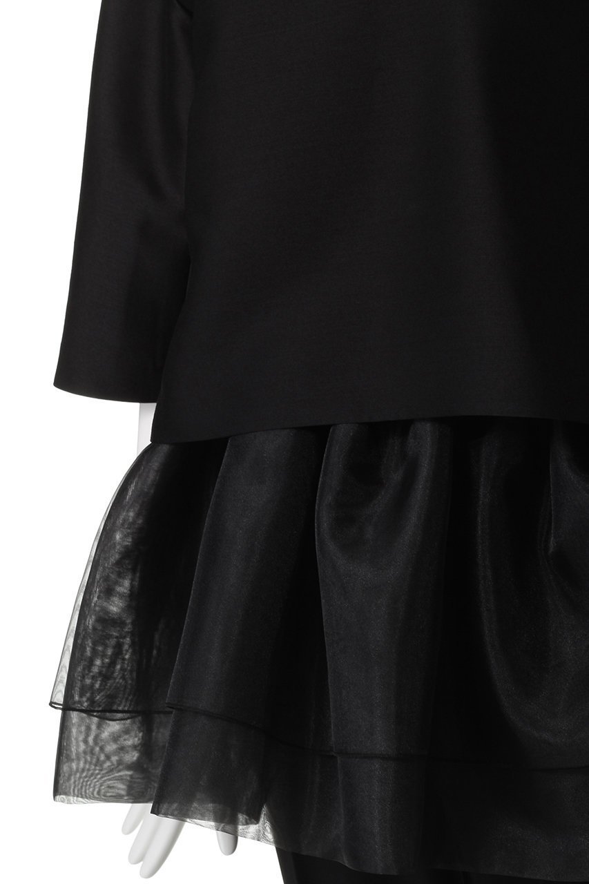 【ドメル/DOMELLE】のウール シルクツイル ブラウス 人気、トレンドファッション・服の通販 founy(ファニー) 　ファッション　Fashion　レディースファッション　Fashion for Women　トップス・カットソー　Cut & Sew Tops　シャツ・ブラウス・オフィスカジュアル　Elegant Blouses & Button-Ups　ロングTシャツ・Tシャツ　Longline T-Shirts & Tees　カットソー・ベーシックTシャツ　Cut-and-Sewn Tops / Stretch Tees & Basics　なめらか　Smooth, Silky Texture　キャミソール　Camisole, Spaghetti Strap Top　ギャザー　Gathered, Ruffled　ショート　Short, Short Length　シルク　Silk, 100% Silk　スリーブ　Sleeve, Long Sleeve / Short Sleeve　フェミニン　Feminine, Girly　フレア　Flare, Flared　other-5|ID: prp329100004602760 ipo3291000000035765690