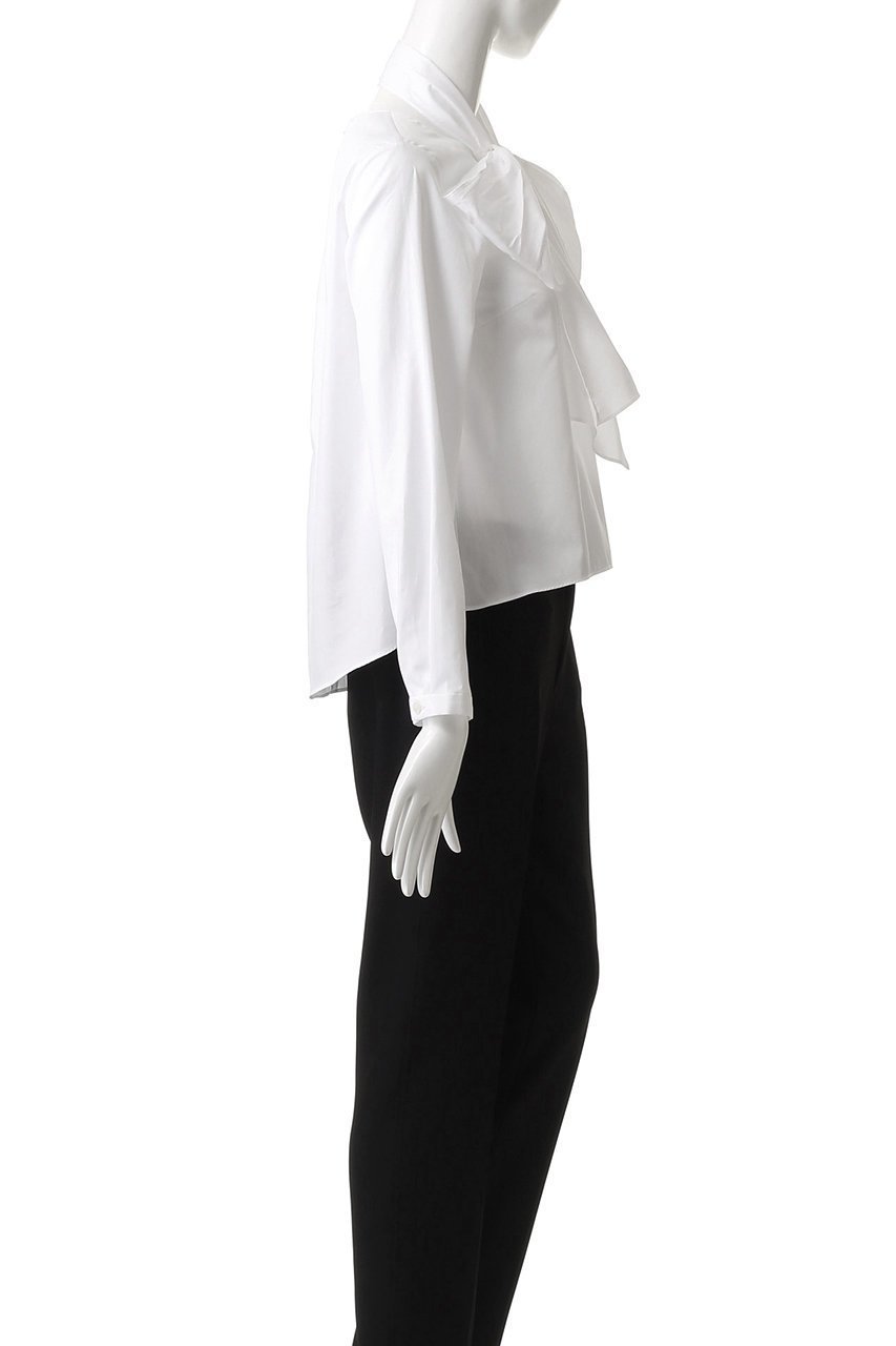 【ドメル/DOMELLE】のビッグ ボウタイ ブラウス 人気、トレンドファッション・服の通販 founy(ファニー) ファッション Fashion レディースファッション Fashion for Women トップス・カットソー Cut & Sew Tops シャツ・ブラウス・オフィスカジュアル Elegant Blouses & Button-Ups スリーブ Sleeve, Long Sleeve / Short Sleeve センター Center, Center Line デニム Denim, Jeans Material ビッグ Big, Oversized ロング Long, Long-Length エレガント 上品 Elegant other-3|ID: prp329100004602761 ipo3291000000035981852