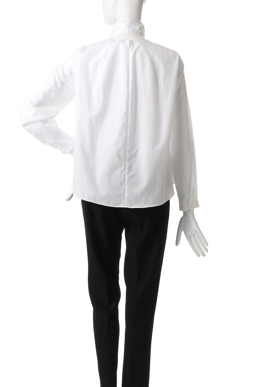 【ドメル/DOMELLE】のビッグ ボウタイ ブラウス 人気、トレンドファッション・服の通販 founy(ファニー) ファッション Fashion レディースファッション Fashion for Women トップス・カットソー Cut & Sew Tops シャツ・ブラウス・オフィスカジュアル Elegant Blouses & Button-Ups スリーブ Sleeve, Long Sleeve / Short Sleeve センター Center, Center Line デニム Denim, Jeans Material ビッグ Big, Oversized ロング Long, Long-Length エレガント 上品 Elegant other-4|ID: prp329100004602761 ipo3291000000035981853