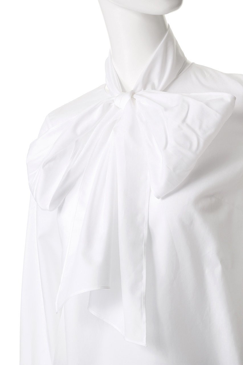 【ドメル/DOMELLE】のビッグ ボウタイ ブラウス 人気、トレンドファッション・服の通販 founy(ファニー) ファッション Fashion レディースファッション Fashion for Women トップス・カットソー Cut & Sew Tops シャツ・ブラウス・オフィスカジュアル Elegant Blouses & Button-Ups スリーブ Sleeve, Long Sleeve / Short Sleeve センター Center, Center Line デニム Denim, Jeans Material ビッグ Big, Oversized ロング Long, Long-Length エレガント 上品 Elegant other-5|ID: prp329100004602761 ipo3291000000035981854