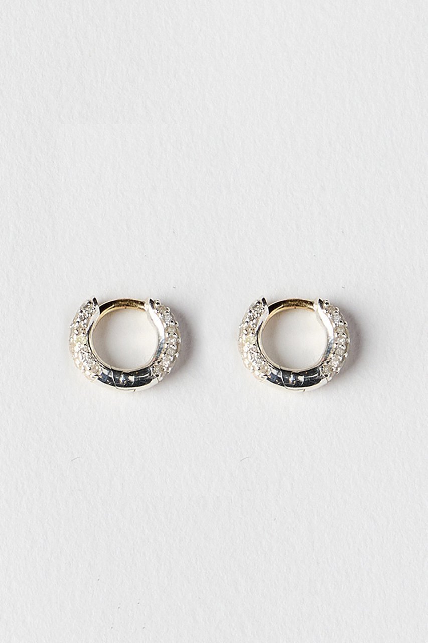 【マリュス/MALUS】のPave hoop ピアス 人気、トレンドファッション・服の通販 founy(ファニー) 　ファッション　Fashion　レディースファッション　Fashion for Women　ジュエリー　Jewelry　ファッションリング　Fashion Rings　イヤリング・フープ・ドロップタイプ　Hoop, Drop & Clip Earrings　2025年　2025　2025-2026秋冬・A/W　Autumn/Winter 2025–26 AW25–26　イヤリング　Earrings　シルバー　Silver, Metallic Silver　ジュエリー　Jewelry, Accessories　ダイヤモンド　Diamond, Brilliant Cut　フープ　Hoop, Hoop Earrings　A/W・秋冬　Autumn/Winter　 other-1|ID: prp329100004602771 ipo3291000000032732073