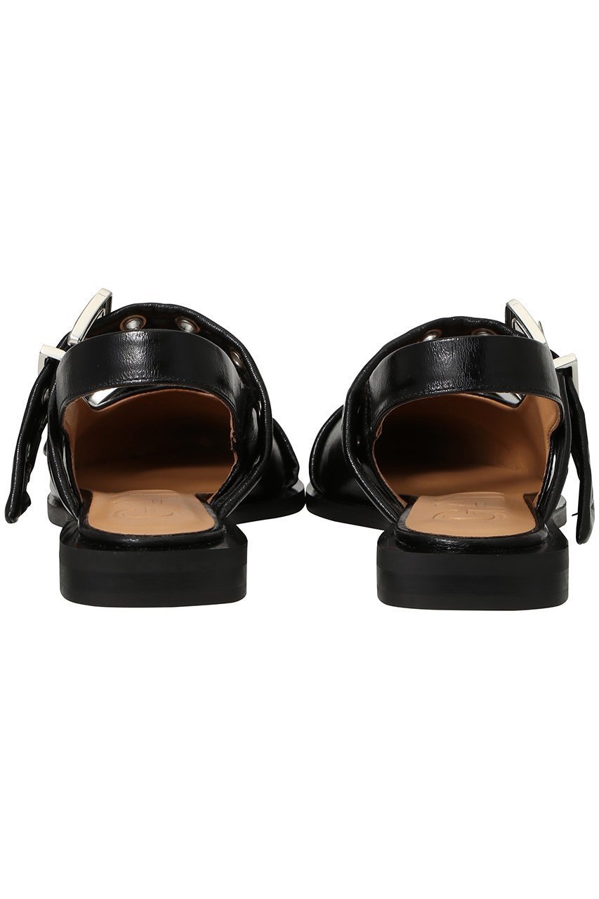 【ガニー/GANNI】のフェミニン バックル バレリーナ 人気、トレンドファッション・服の通販 founy(ファニー) 　ファッション　Fashion　レディースファッション　Fashion for Women　バッグ　Bags　クラシック　Classic, Timeless Style　シューズ　Shoes, Footwear　シルバー　Silver, Metallic Silver　ファブリック　Fabric, Textile　フェミニン　Feminine, Girly　フラット　Flat, Flat Shoes　エレガント 上品　Elegant　other-3|ID: prp329100004602780 ipo3291000000035765834