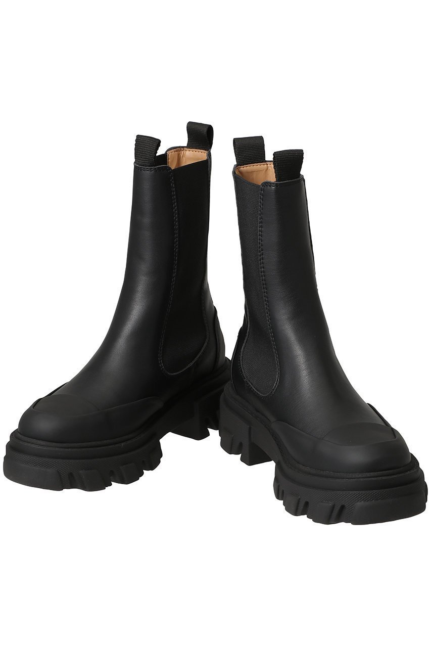 【ガニー/GANNI】のCleated ミッド チェルシー ブート ブラック スティッチ 人気、トレンドファッション・服の通販 founy(ファニー) 　ファッション　Fashion　レディースファッション　Fashion for Women　2025年　2025　2025-2026秋冬・A/W　Autumn/Winter 2025–26 AW25–26　おすすめ　Recommended / Our Picks　シンプル　Simple, Minimal　ミックス　Mix, Mixed Style　ミドル　Middle Length, Mid Height　A/W・秋冬　Autumn/Winter　other-5|ID: prp329100004602781 ipo3291000000032732114