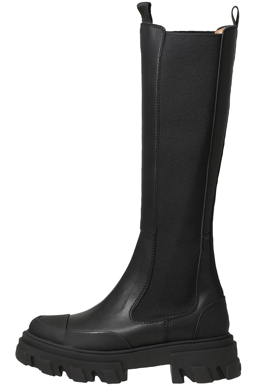 【ガニー/GANNI】のCleated ハイ チェルシー ブート ブラック スティッチ 人気、トレンドファッション・服の通販 founy(ファニー) 　ファッション　Fashion　レディースファッション　Fashion for Women　2025年　2025　2025-2026秋冬・A/W　Autumn/Winter 2025–26 AW25–26　ストレート　Straight, Straight Cut　ミックス　Mix, Mixed Style　ロング　Long, Long-Length　A/W・秋冬　Autumn/Winter　 other-1|ID: prp329100004602782 ipo3291000000032732116