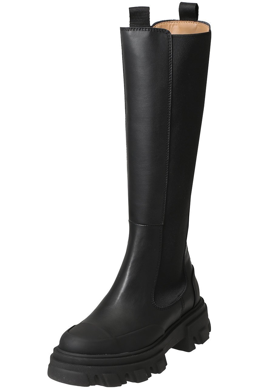 【ガニー/GANNI】のCleated ハイ チェルシー ブート ブラック スティッチ 人気、トレンドファッション・服の通販 founy(ファニー) 　ファッション　Fashion　レディースファッション　Fashion for Women　2025年　2025　2025-2026秋冬・A/W　Autumn/Winter 2025–26 AW25–26　ストレート　Straight, Straight Cut　ミックス　Mix, Mixed Style　ロング　Long, Long-Length　A/W・秋冬　Autumn/Winter　other-2|ID: prp329100004602782 ipo3291000000032732118