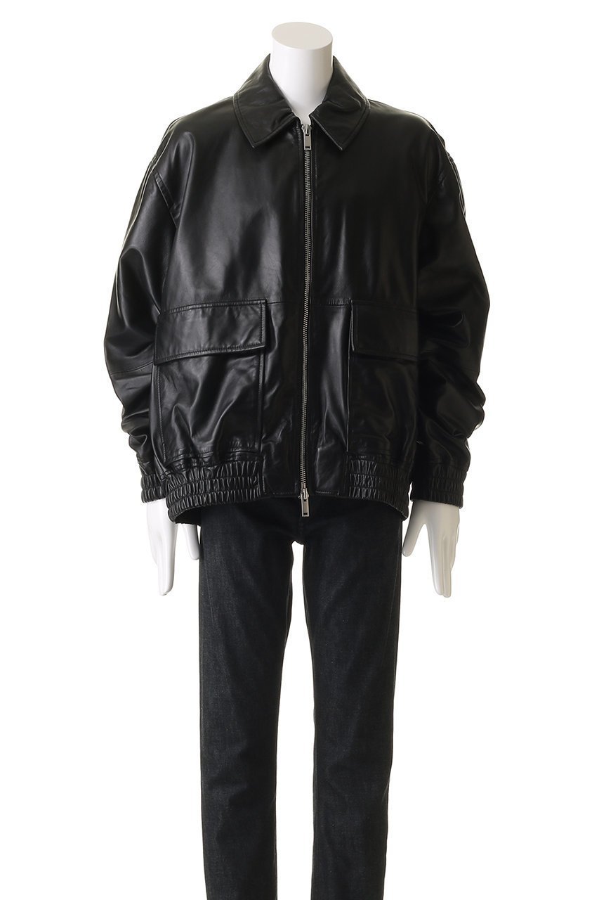【スタジオ ニコルソン/STUDIO NICHOLSON / MEN】の【MEN】PISTON レザー ボンバージャケット 人気、トレンドファッション・服の通販 founy(ファニー) 　ファッション　Fashion　メンズファッション　Fashion for Men　2025年　2025　2025-2026秋冬・A/W　Autumn/Winter 2025–26 AW25–26　なめらか　Smooth, Silky Texture　ジャケット　Jacket, Outerwear　デニム　Denim, Jeans Material　ブルゾン　Blouson, Bomber Jacket　ポケット　Pocket, Pocket Detail　エレガント 上品　Elegant　A/W・秋冬　Autumn/Winter　other-2|ID: prp329100004602784 ipo3291000000032732131