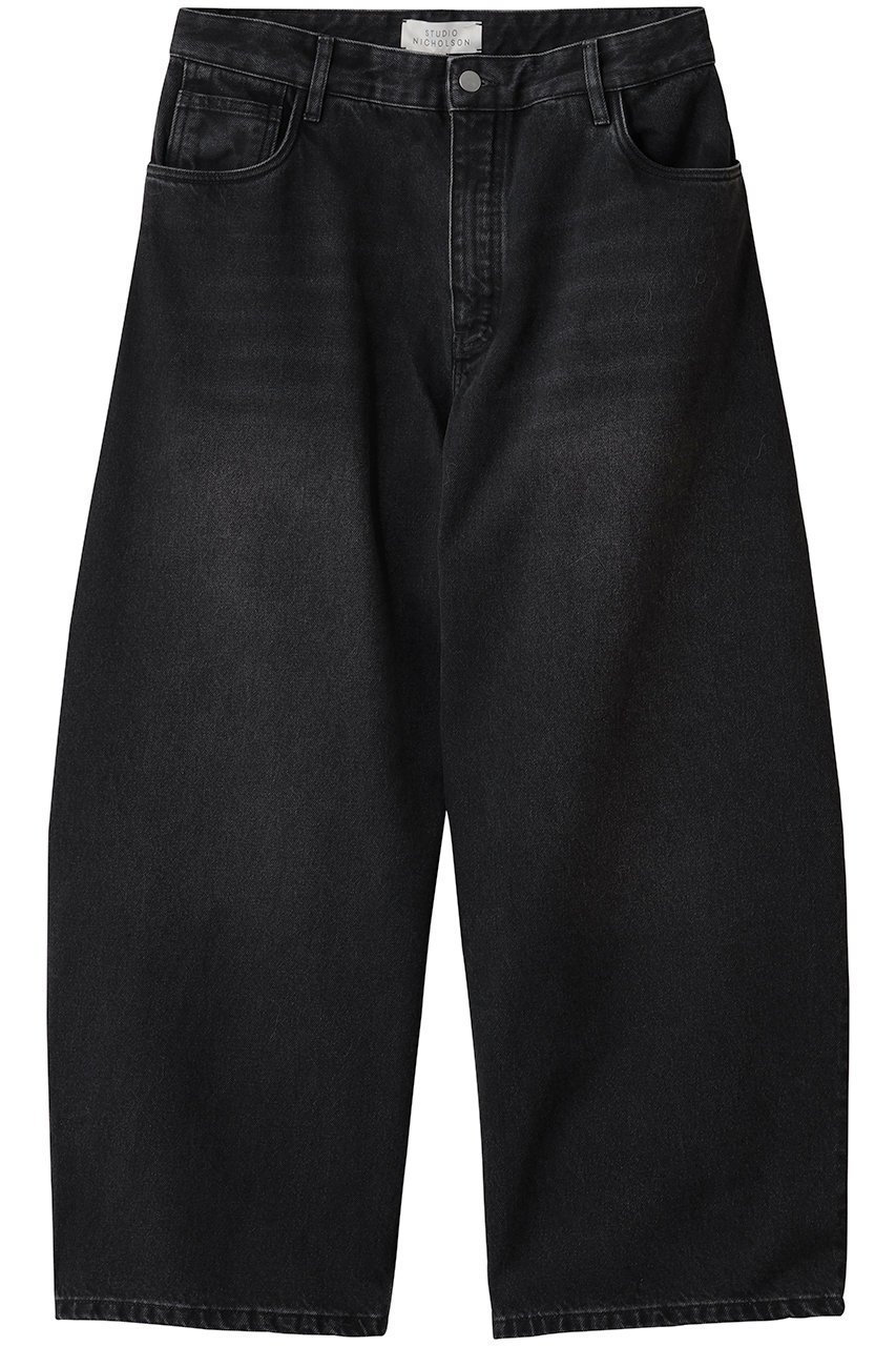 【スタジオ ニコルソン/STUDIO NICHOLSON / MEN】の【MEN】PAOLO REGEN デニムパンツ インテリア・キッズ・メンズ・レディースファッション・服の通販 founy(ファニー) 　ファッション　Fashion　メンズファッション　Fashion for Men　ボトムス　Bottoms　デニムパンツ・ジーンズ　Denim Pants　シンプル　Simple, Minimal　デニム　Denim, Jeans Material　ウォッシュドブラック|ID: prp329100004602785 ipo3291000000033576619